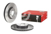 2X Brembo Bremsscheibe Prime Line - UV Coated 09.C138.11 FüR Volvo V40 525 C70 2