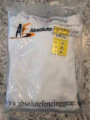 Absolute Fencing Elite Stretch 350N Men's Jacket Size #21041 Size 48 Style LH