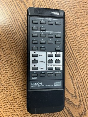 DENON Remote Control Original RC-206 for DCM-444 DCM-555KEU & Free Fast Shipping