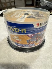 VERBATIM AZO DVD-R 16X 4.7GB Branded Logo 50 pack Spindle 95101
