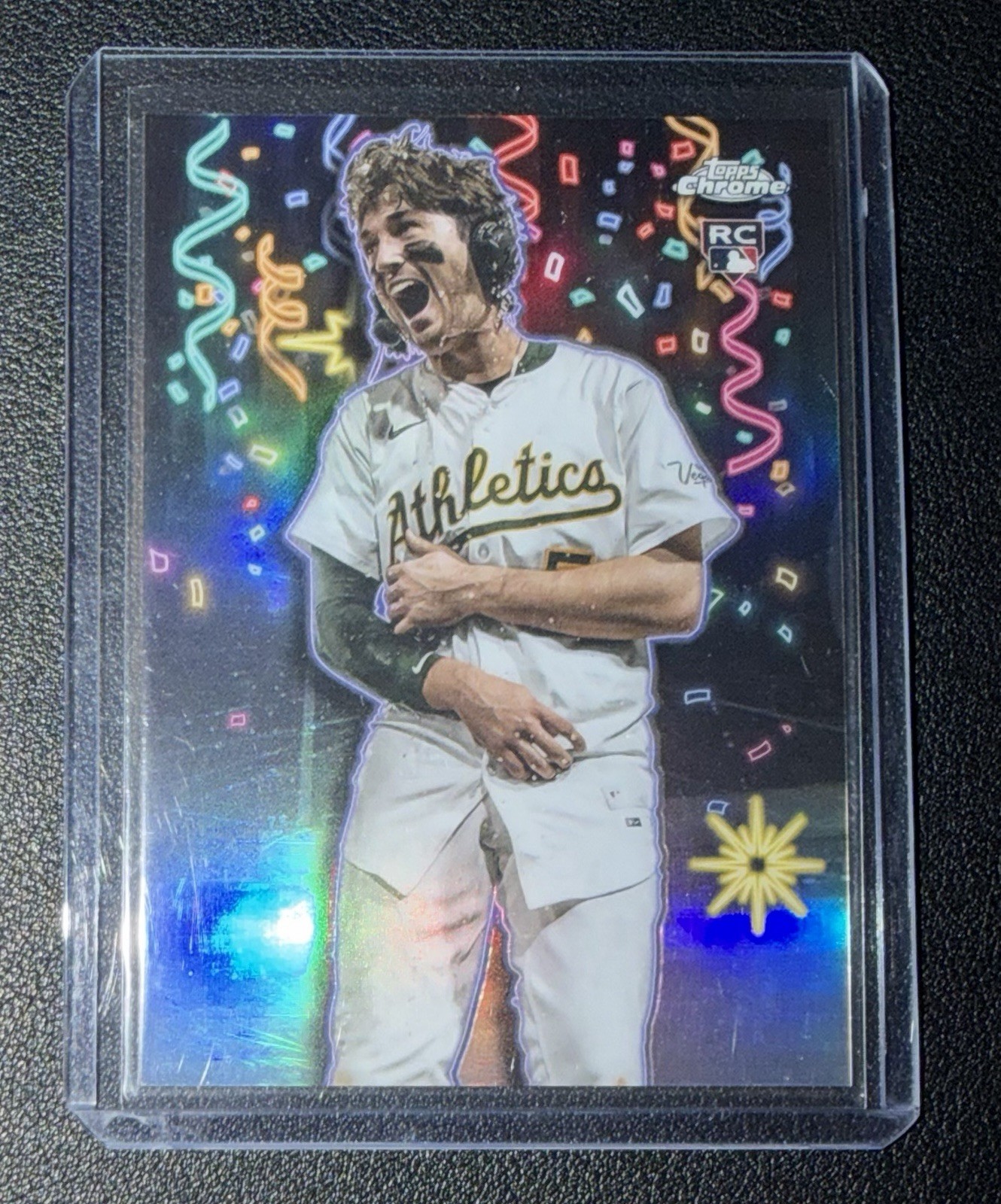 2025 Topps Chrome Update Jacob Wilson Celebracion #CT-16 Rookie RC Athletics SSP