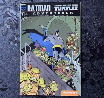 Batman Teenage Ninja Turtles Adventures # 1 RI Cover DC & IDW Comics