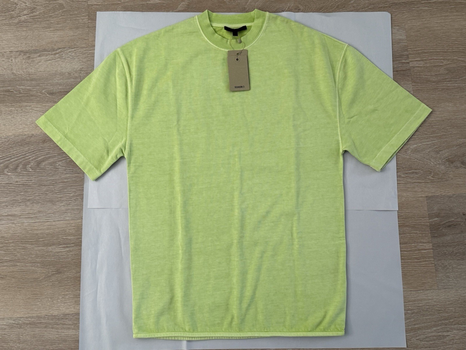 Yeezy Season 3 Heavy Knit Oversized Limelight Green Style: KWSM100-101 - NWT