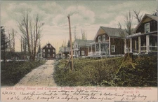 Cold Spring House and Cottages Green Mountains Vermont Averill 1907 Postcard