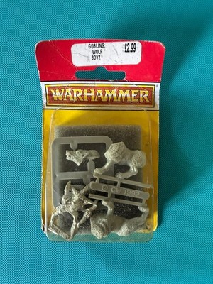 Warhammer Citadel Goblin Wolf Boyz Blister Sealed NOS OOP Rare
