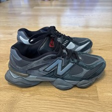 New Balance 9060 U9060BLK Black Gray Running Shoes Men  s Size 8 Distressed