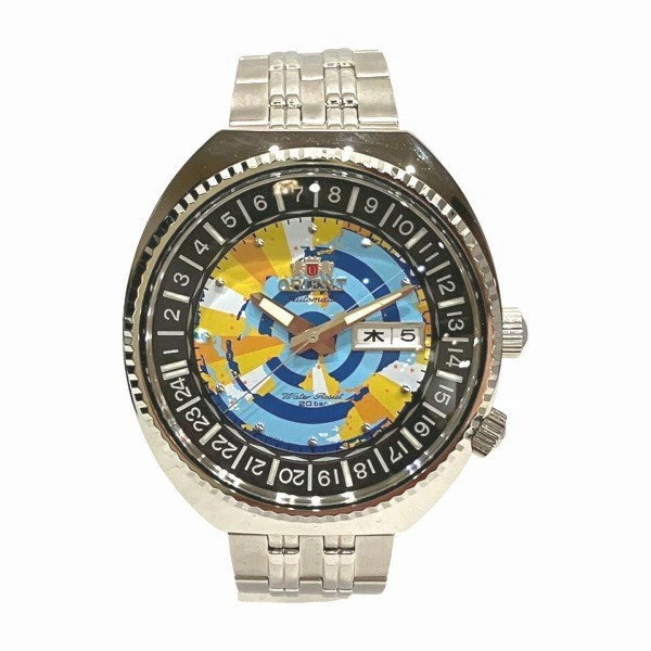 Orient Men Automatic World Map Watch - image 1