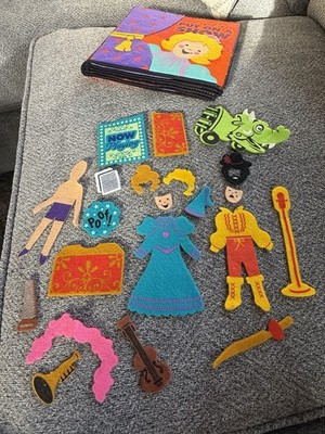 Rare Vintage Let s Put On A Show Activity Book By Felt Kids Play System READ
