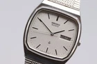 [EXC+5] Vintage Seiko SEAGULL 5933-5040 Silver Tank Quartz Mens Watch JAPAN