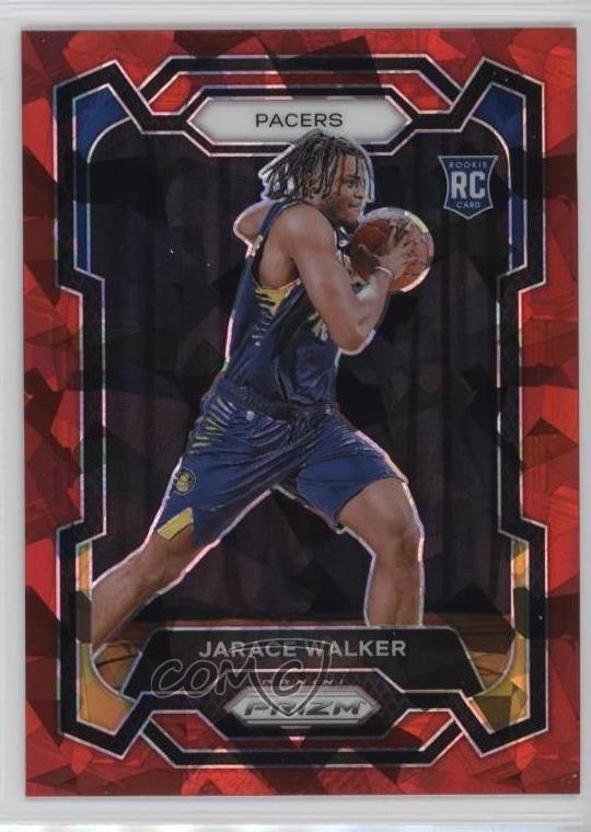 2023-24 Panini Prizm Red Ice Prizm Jarace Walker #168 2l4