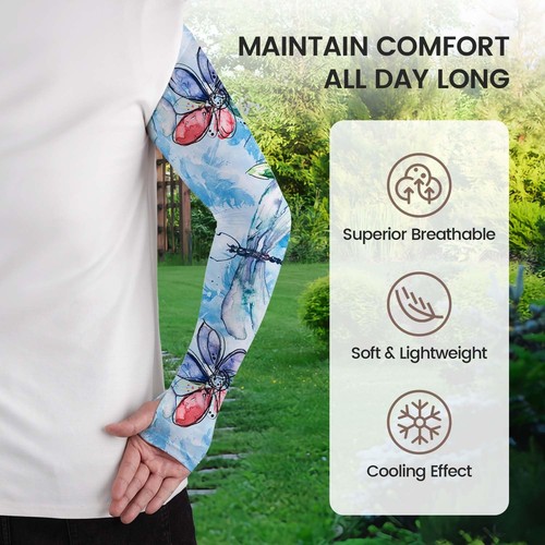 Gardening Sleeves Farm Sun Protection Arm Cooling Sleeves Anti-Scratch Garden... - Picture 2 of 7