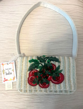 Beaded Tomato Garden Bag Handmade In India NEW Release Viral Striped Purse