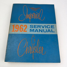 1962 Chrysler Imperial Service Shop Manual Repair Book Newport 300 New Yorker 1962 Chrysler Imperial Service Shop Manual Repair Book Newport 300 New Yorker