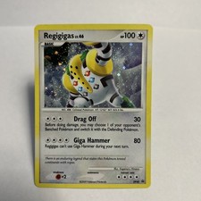 Regigigas DP40 Diamond and Pearl Holo SWIRL Pokemon TCG on eBay