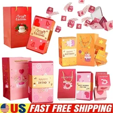 Surprise Gift Box Explosion for Money, Merry Christmas Surprise Box Gift Box AN
