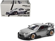 Pop Race PR640235 1/64 Toyota Pandem GR86 Silver Metallic