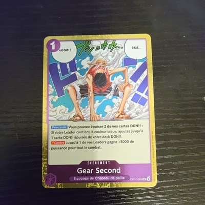 Karte One Piece Gear Two - Gear Second OP11-080 FRA NM  