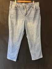 Terra  Sky 22W Petite Straight Leg Jeans Light Wash Stretch Plus Size Denim