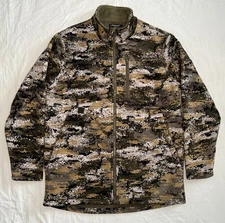 Huntworth Jacket Mens L Hunting Disruption Camo Fleece Lining
