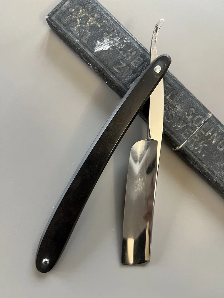 J.A. Henckels Zwillings 73 Solingen rasoio mano libera razor coupe choux - Immagine 2 di 4