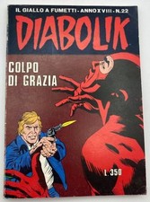 Fumetto Diabolik Anno 1979 Novembre Colpo di Grazia