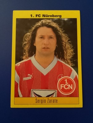 Sergio Zarate Nr 185 Nürnberg Sticker Fussball Bundesliga 94