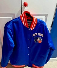 New York Knicks Mitchell  Ness Satin jacket Large