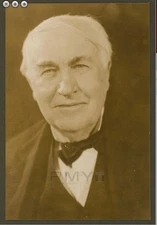 1925 Thomas Edison, "Portrait of a Genius" Incredible Vintage Studio Photo