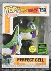 PERFECT CELL GITD Con EXCLUSIVE Dragon Ball Z Funko Pop! 759 w/Protector Glow