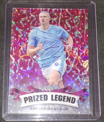 🔥2023 Leaf Prized Legend Erling Haaland PL-07  pink scope #7/10🔥