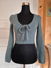 Strickjacke Dirndl-Jacke mit Schluppe 36 grün