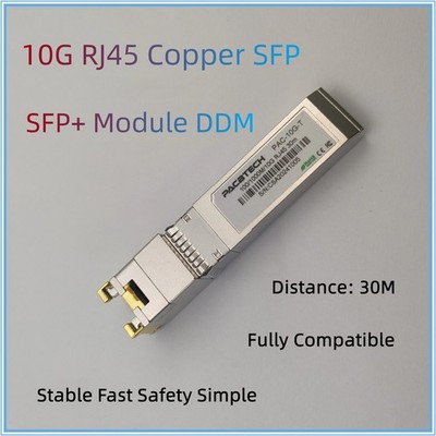 10G RJ45 SFP Copper Module 10G RJ45 Port Transceiver 10GBase-T RJ45 Comp