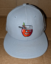 Fort Wayne TinCaps New Era 59FIFTY Hat Cap 7 1/8 Gray Fitted MiLB