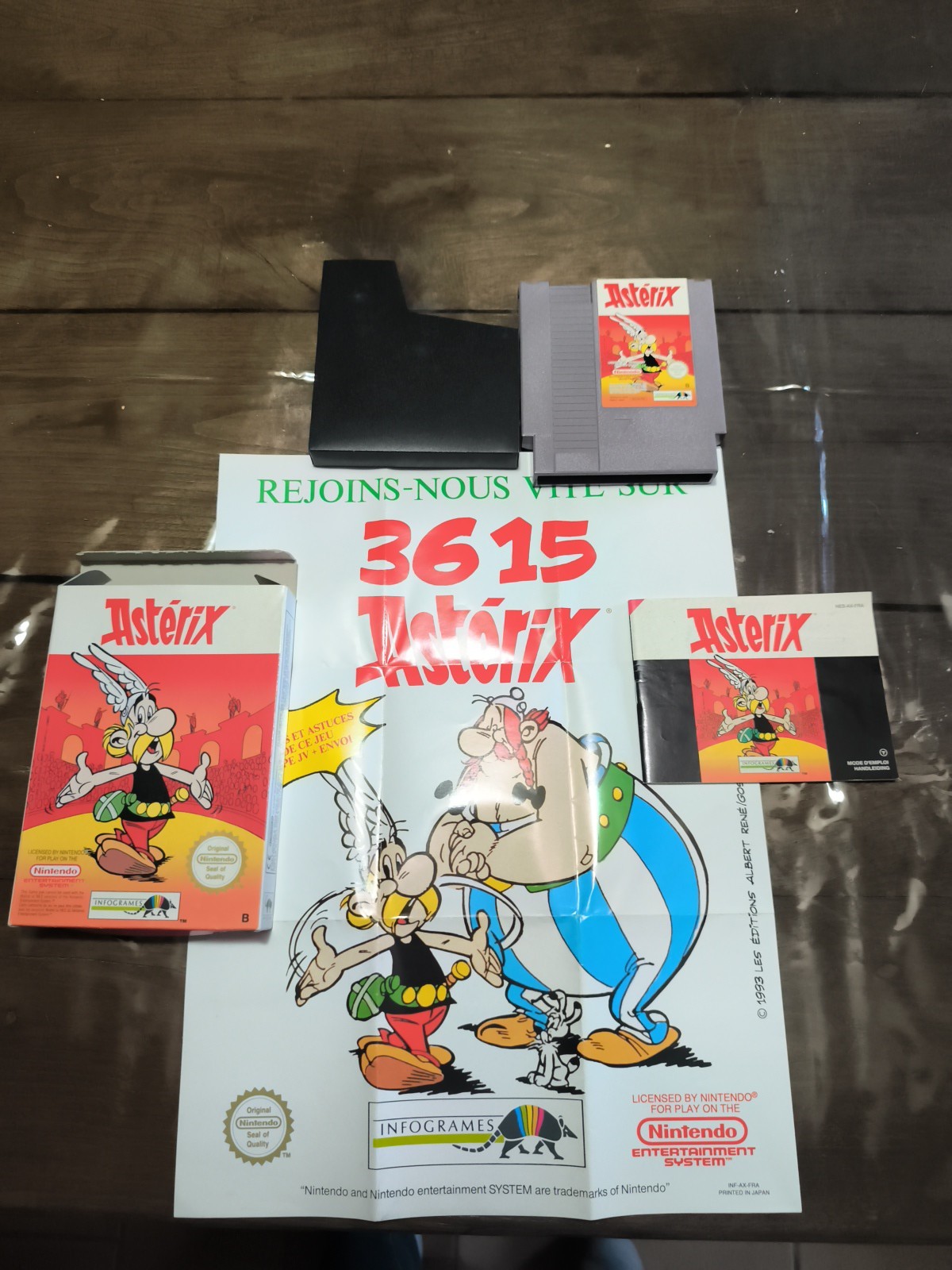 jeu nintendo Nes boite Astérix 