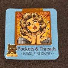 Magnetic Bookmark. Perfect to keep your reading on track 