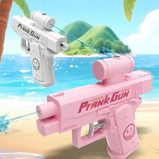 Pistola de juguete de broma de pulverización de agua de 2 vías pistola portátil exterior interior disparo regalo