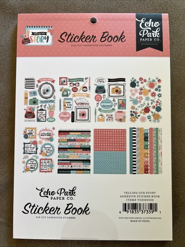 New Echo Park Sticker Book Telling Our Story - Picture 2 of 2