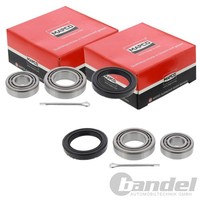 2X Mapco RADLAGER-SATZ Hinten Vorne Passend FüR Ford Escort Fiesta