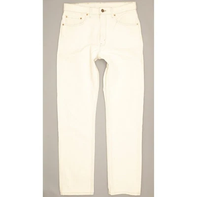 Levi's 505 Made in USA Homme Beige Straight Regular Jeans W33 L32 (111286) - Photo 1/4