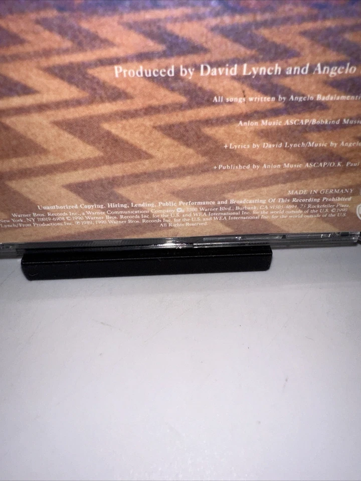 Music from Twin Peaks von Angelo Badalamenti (CD, 1990) Soundtrack Warner Bros - Bild 4 von 4