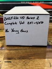 2025-26 Upper Deck Series 2 Hockey Complete Base Set #251-450 No Young Guns