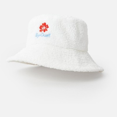 Rip Curl Kinder gemischter Fischerhut rundum Schirmmütze Frottee Baumwolle - cremeweiß - Einheitsgröße