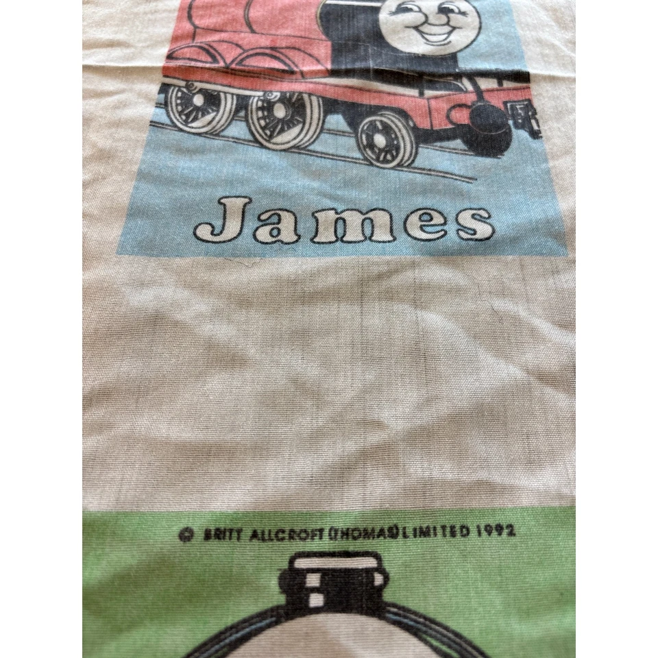Thomas the Tank Engine and friends 1992 top sheet twin 64x94 - Image 2 of 4