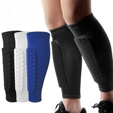 2Pcs Soccer Shin Guards Shin Pads for Kids Youth Adult Calf Protective Sleeve UK