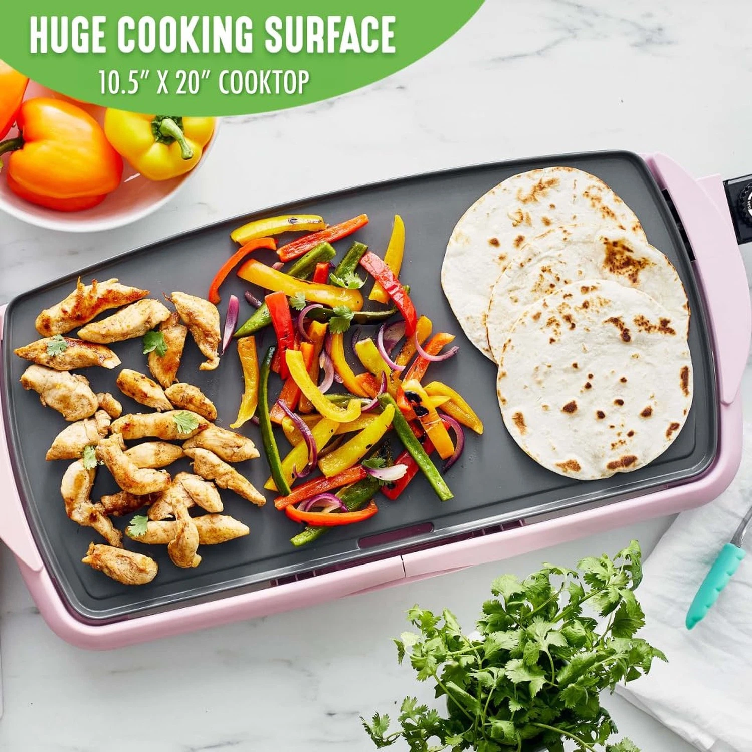 GreenLife Electric Griddle - Thumbnail 3