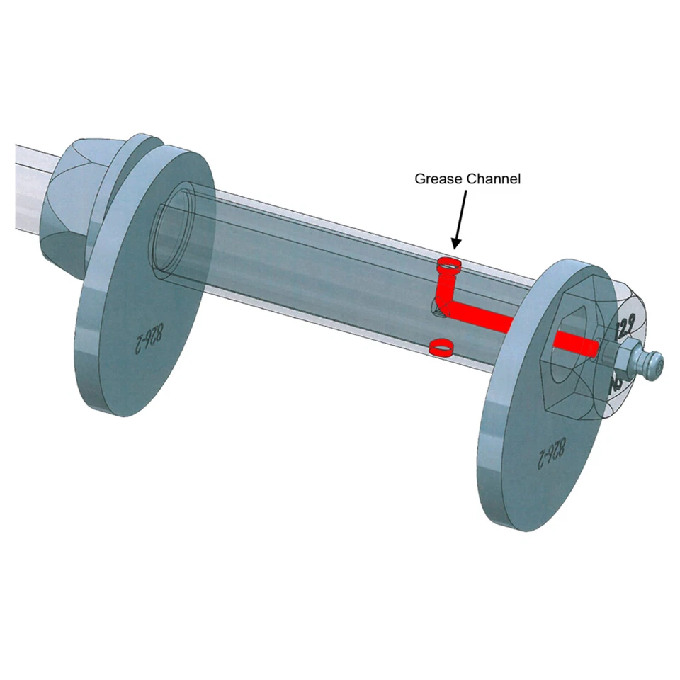 Kit de pernos de leva engrasable con rueda de inclinación delantera para Dodge Dakota 2005-2011 Foto 3 de 3