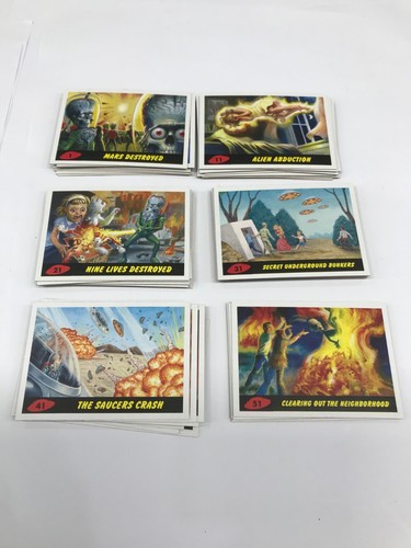 2017 MARS ATTACKS THE REVENGE TRADING CARD COMPLETE 55-CARD BASE SET (55) - Picture 4 of 4