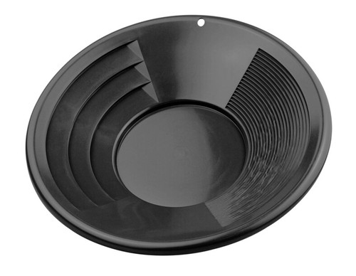  12" Black Gold Pan Panning Kit, Pocket Sluice Box & Digiweigh Pocket Scale - Afbeelding 7 van 10