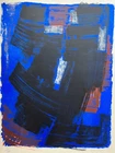 Composition Lithograph Signed Nicolas Carrega 8/40