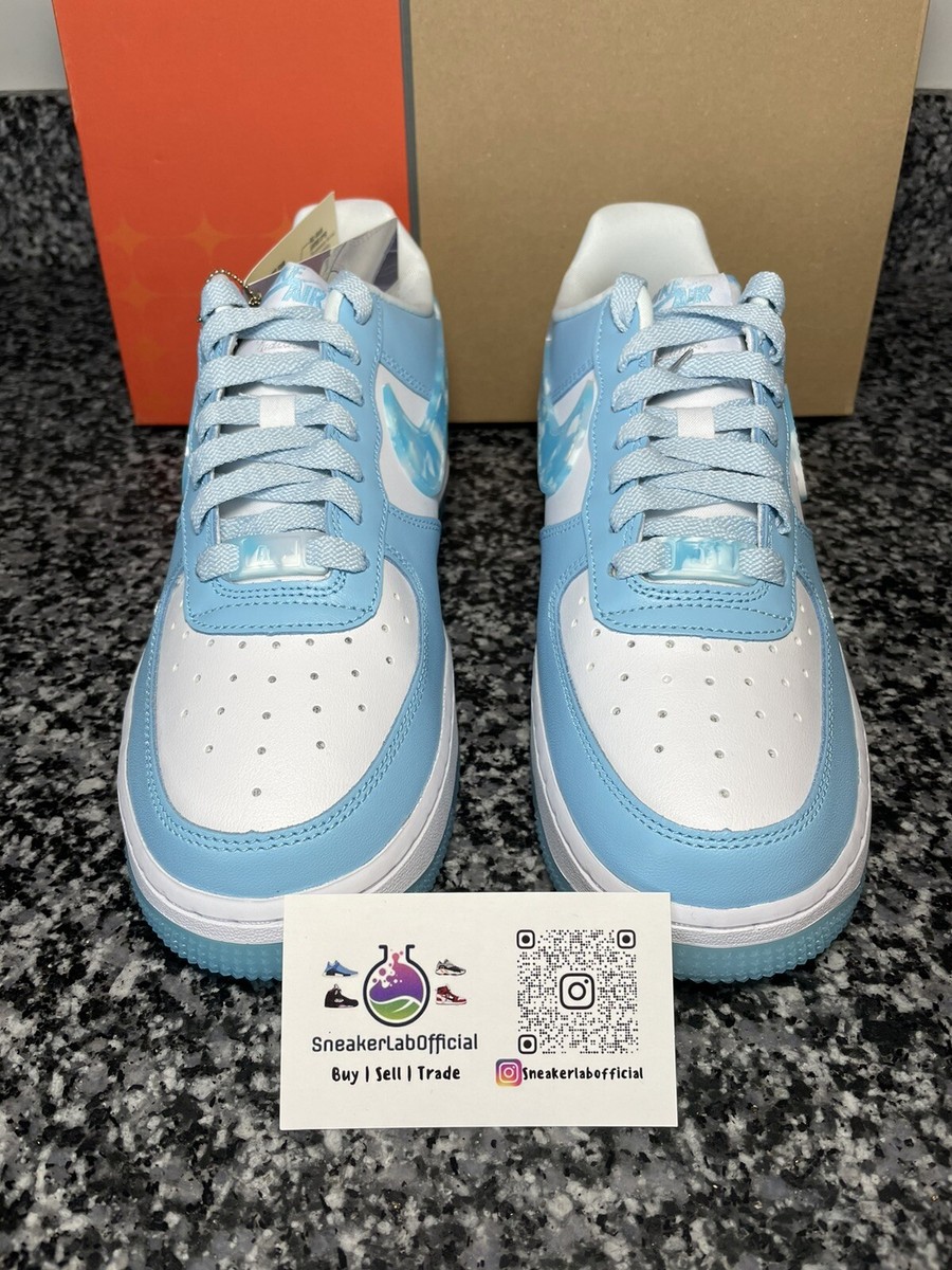 Nike af1 top blue gale